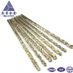 1/4” x 3/16” (4.8 x 6.4 mm)  tungsten carbide copper alloy composite welding rod